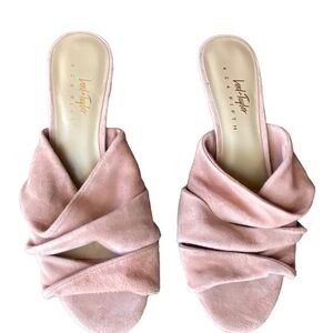 Lord & Taylor 424 Fifth Gala Slip on Heel 6.5 Pink